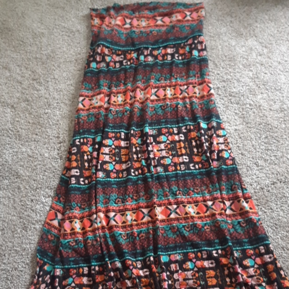 3 for $18 Boho maxi skirt